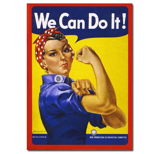 Rosie the Riveter Playing Cards